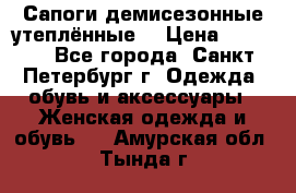 Сапоги демисезонные утеплённые  › Цена ­ 1 000 - Все города, Санкт-Петербург г. Одежда, обувь и аксессуары » Женская одежда и обувь   . Амурская обл.,Тында г.